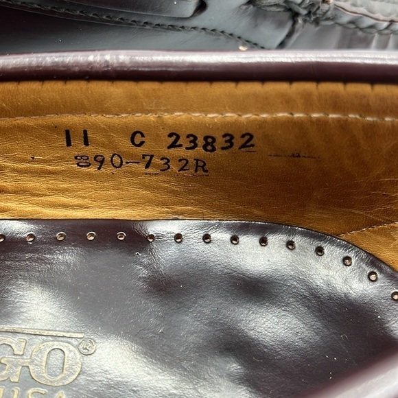 Sebago Loafers Men's 11 C Cordovan Leather Tasseled Casual - Picture 6 of 8